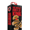 Naughty List Gift Satin Blindfold Wrist & Ankle Sash - Red