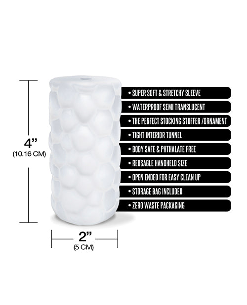 Naughty List Gift Tight Textured Stroker - White