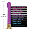 Nixie Mystic Wave Satin Bulb Vibe - 10 Function Amethyst