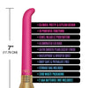 Nixie Mystic Wave Satin G-Spot Vibe - 10 Function Pink Tourmaline