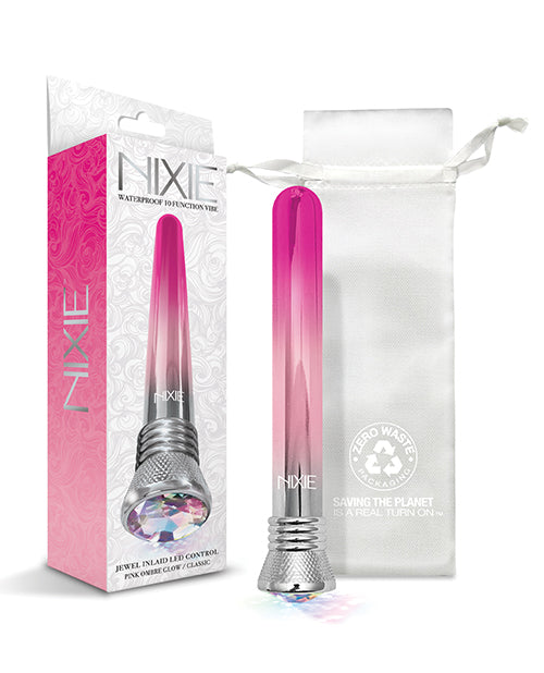 Nixie Waterproof Classic Vibe  - 10 Function Pink Ombre Glow