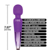 Nixie Rechargeable Wand Massager - Purple Ombre Metallic