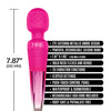 Nixie Rechargeable Wand Massager - Pink Ombre Metallic