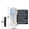 MSTR B8 Squeeze Vibrating Pussy Pack - Kit of 5 Clear