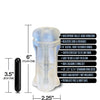 MSTR B8 Hand Cuff Vibrating Stroker Pack - Kit of 5 Clear