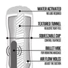 Shower Stroker Vibrating Mouth - Clear