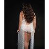 Lace Night Gown w/Lace Panty White QN