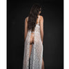 Lace Night Gown w/High Waist Strappy Panty White O/S