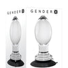 Gender X Crystal Ball Plug w/Suction Cup - Clear