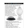 Gender X Crystal Ball Plug w/Suction Cup - Clear