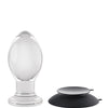 Gender X Crystal Ball Plug w/Suction Cup - Clear