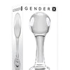 Gender X The Baller  Glass Plug - Clear