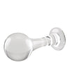 Gender X The Baller  Glass Plug - Clear