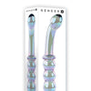 Gender X Lustrous Galaxy Wand Dual Ended Glass Massager - Green