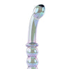 Gender X Lustrous Galaxy Wand Dual Ended Glass Massager - Green