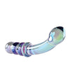 Gender X Lustrous Galaxy Wand Dual Ended Glass Massager - Green