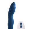 Gender X Snuggle Up Dual Motor Strap On Vibe w/Harness - Blue