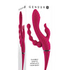 Gender X Four by Four Vibrator - Burgundy