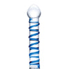 Glas 6.5" Spiral Dildo