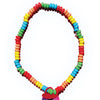 Rainbow Stretchy Cock Candy Necklace