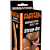 Skinsations Latin Lover Playful Partner 8" Strap On Dildo w/Harness