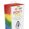 Rainbow Foxy Tail Butt Plug