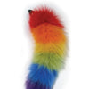 Rainbow Foxy Tail Butt Plug
