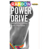 Rainbow 7" Strap On Dildo w/Harness