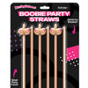 Booby Straws - Flesh Pack of 6