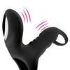 Bliss Shaft Rider Vibrating Cock Ring Sleeve - Black