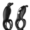Bliss Hummingbird Vibrating Cock Ring - Black
