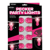 Light Up Pink Pecker String Party Lights