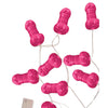Light Up Pink Pecker String Party Lights