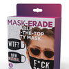 Hott Products Mask-erade Masks - F Covid/WTF?/New Normal X Pack of 3