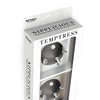 Nipplicious Temptress Leather Pasties w/Studs - Black