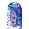 Stardust Alien Cock Silicone Textured Dildo - Purple