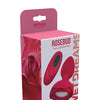 Rosebud Tushy Light Up Butt Plug - Red