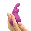 Happy Rabbit Mini Ears Rechargeable Rabbit Finger Vibrator - Purple
