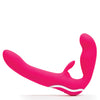 Happy Rabbit Strapless Strap on Rabbit Vibe - Pink