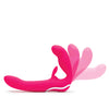 Happy Rabbit Strapless Strap on Rabbit Vibe - Pink