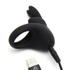 Happy Rabbit Rechargeable Cock Ring - Black