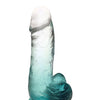 Shades Jelly TPR Gradient Dong Small - Emerald