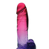 Shades Jelly TPR Gradient Dong Large - Pink/Plum
