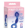The 9's First Glass G-Ring Anal & Pussy Stimulator