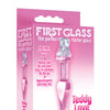 The 9's First Glass Teddy Love Glass Butt Plug - Pink
