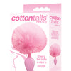 The 9's Cottontails Silicone Bunny Tail Butt Plug - Assorted Colors