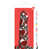 Collage Iron Rose Twisted Silicone Dildo