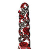 Collage Iron Rose Twisted Silicone Dildo