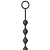 The 9's S Drops Silicone Anal Beads - Black