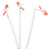 The 9's Orange is the New Black Triple Your Pleasure Clamps & Chain